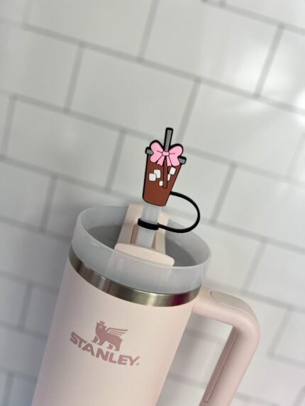 10mm Straw Topper- Iced coffee